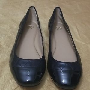 Ann Taylor Laddy Quilted Leather Ballet Flats NWT